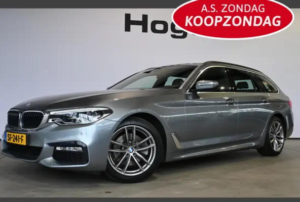 520i High Executive M Sport Automaat Clima LED Cruise Navigatie Trekhaak PDC Standkachel 100% Onderhouden! Inruil Mogelijk