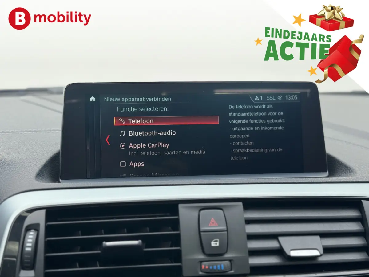 118i High Executive M-Sport Schuif/Kanteldak Apple CarPlay | Hifi | DAB | Leer | Sportstoelen | NL Auto!