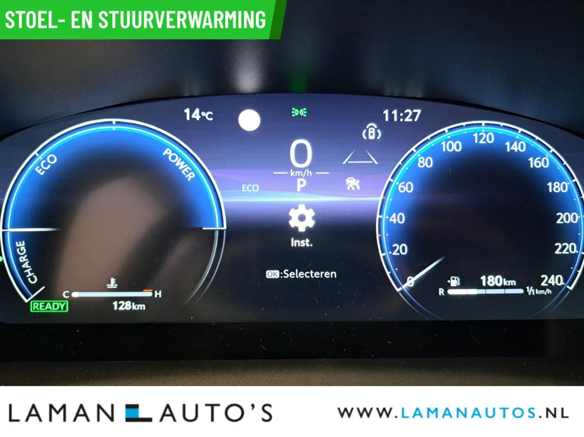 Hybrid 140 Style Premium | CarPlay Stuur- en stoelverwarming Dodehoekdetectie ECC ACC 18" LMV PDC Camera Metallic | Hybrid Voorschoten