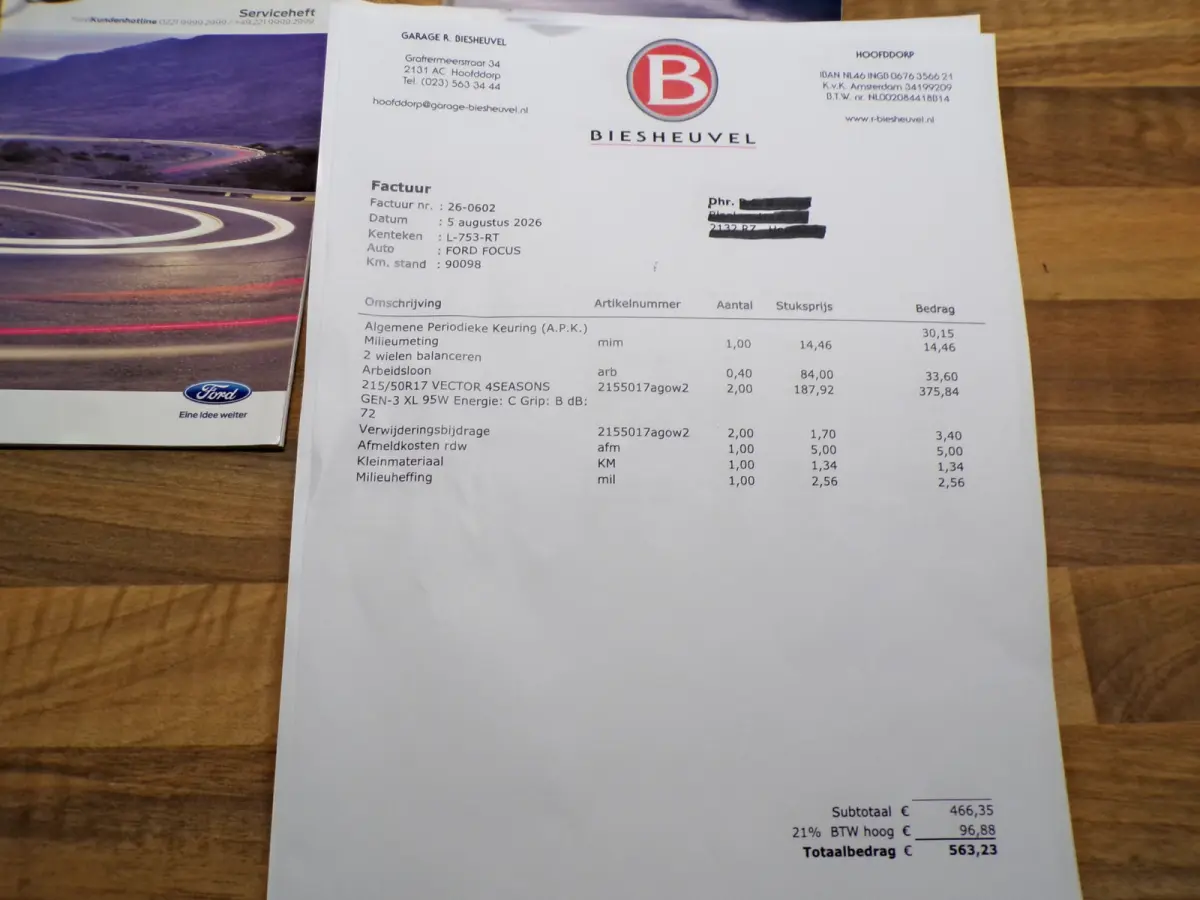 1.0 EcoBoost Hybrid ST Line X Business historie bekend