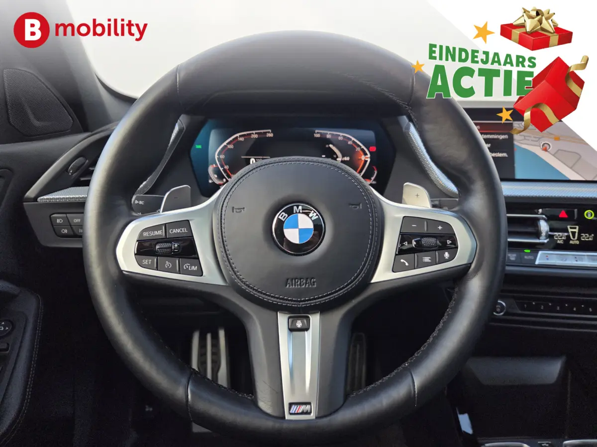 120i High Executive M-Sport Panoramadak M-Stoelen NL Auto! | Achteruitrijcamera | Hifi | Leer | DAB | Stuur/Stoelverwarming