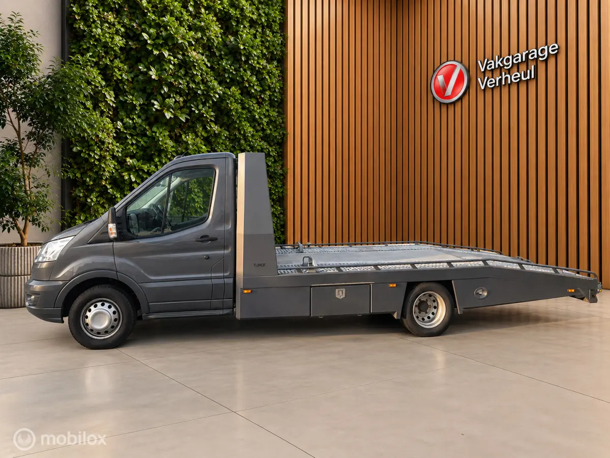 350 2.0 TDCI✅170Pk✅Tijhof✅Autotransport✅Oprijwagen✅Luchtvering