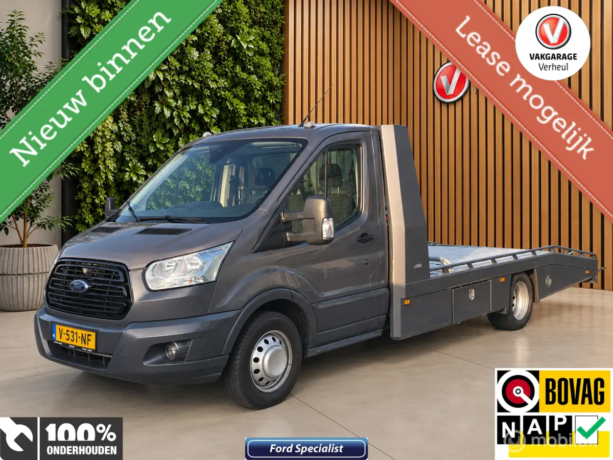 350 2.0 TDCI✅170Pk✅Tijhof✅Autotransport✅Oprijwagen✅Luchtvering