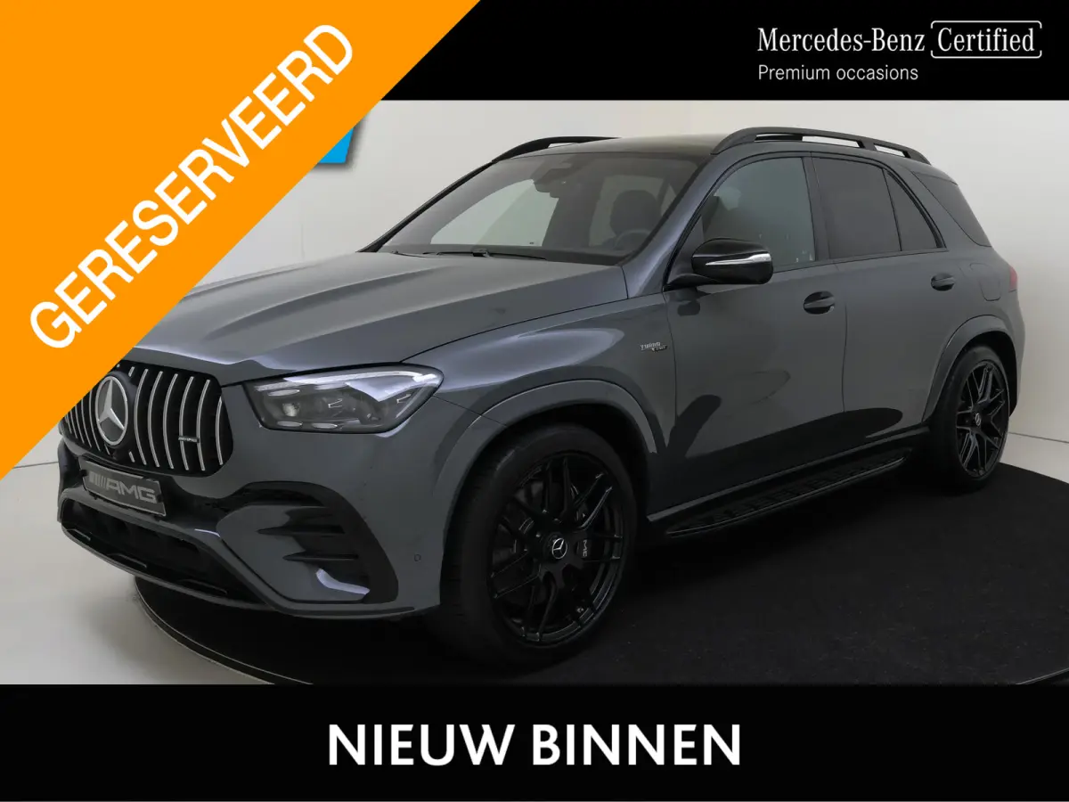AMG 53 Hybrid 4MATIC+ Night Edition Premium Plus Siliciumgrijs/Panoramadak /Burmester /Memorystoelen /360 Camera /22 Inch